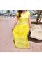 Women's Yellow Striped Maxi Dress