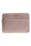 Mist still genuine suede leather 13-14 inch macbook/laptop sleeve