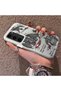 Samsung Galaxy S23 Compatible Hard Acrylic Back Silicone Edge Lens Protection Case Dragon - 3