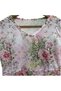 Women's Multicolor Floral Short sleeve Dress - 6