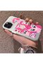 iPhone 14 Pro Max Compatible Pinkie Pie Multiple Face Expression Printed Hard Acrylic Back Soft Silicone Frame Case - 3