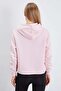 3 Threaded Stopper Hooded Oversized Sweatshirt - 8