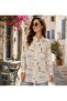 Designed Patterned 100% Cotton Shirt