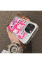 iPhone 16 Pro Compatible Pinkie Pie Multiple Face Expression Printed Hard Acrylic Back Soft Silicone Frame Case - 4