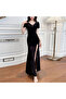 Women's V-neck Short sleeve Maxi Dress