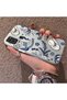 Samsung Galaxy A21S Compatible Hard Acrylic Back Silicone Edge Lens Protection Case - 3