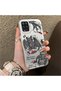 Samsung Galaxy A12/M12 Compatible Hard Acrylic Back Silicone Edge Lens Protection Case Dragon - 2