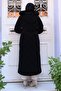 Nova Belted Quilted Coat Black 3000 - 4