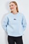 3 Thread Signature Embroidered Oversize Sweatshirt with Stopper - 3