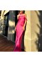 Women's Barbie Pink Off-shoulder Dress - 3