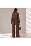 Women's Sequin Detailed Mesh Cardigan Top and Bottom Stylish Three-Piece Set Mta2467 - 4