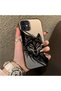 iPhone 11 Compatible Hard Acrylic Back Silicone Edge Lens Protection Case Wolf - 3