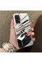 Samsung Galaxy A33 Compatible Stylish Racing Car Pattern Acrylic Back Panel Silicone Edge Shock Absorbing Case - 2