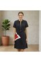 Women's Black Geometric pattern Dress