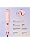 Power Wave Hair Curler, Curling Iron Hair Crimper Waver, Ventilation Design for Less Damage, Ionic Reduces Frizz, Effortless-Waver, Dual Voltage Crimping Iron, Pink - 7