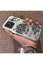 Tecno Spark 40C Compatible Hard Acrylic Back Silicone Edge Lens Protection Case Dragon - 3