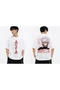 Black Clover Asta Anime Oversize Unisex T-Shirt - Front Print & Large Back Print White T-Shirt - 4