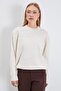 Beaded Floral Embroidered Knit Sweater - 3