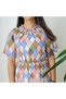 Women's Multicolor Geometric pattern Dress - 6