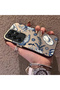 Samsung Galaxy S25 Ultra Compatible Hard Acrylic Back Silicone Edge Lens Protection Case - 3