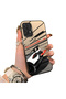 Samsung Galaxy A72 Compatible Stylish Racing Car Pattern Acrylic Back Panel Silicone Edge Shock Absorbing Case