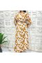 Women's Floral Round neck Long sleeve Maxi Dress - 2