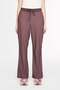 Active Double Layered Leggings, Tube Leg, Lilac Sports Pants, Sweatpants Act-3 - 2