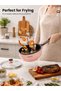 Electric Hot Pot Mini Electric Skillet Adjustable Power Nonstick Portable Cooking Pot Multi Ramen Cooker for Noodles, Soup, Steak, Eggs, Oatmeal, Home, Office, Dorm Room, and Travel - 6