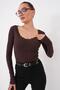 Women's V-Neck Lace Camisole Badi 265077 - - 4