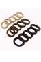 100pcs Small Hair Ties Band for Thick and Curly Hair Ponytail Holders Soft & Seamless Baby Hair Ties, Hair Elastic Band for Women or Baby Girls With Box- Brown - 4