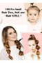 100pcs Small Hair Ties Band for Thick and Curly Hair Ponytail Holders Soft & Seamless Baby Hair Ties, Hair Elastic Band for Women or Baby Girls With Box- Black - 2