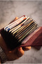 100% Genuine Leather -Nox- Model Multi-Compartment Magnetic Unisex Wallet - 8