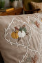Premium Embroidered Cushion Cover - 43*43 cm - Beige Autumn - Pnk001 - 2