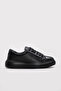 Genuine Leather Black Women's Casual Shoes 136Za305-2 - 2