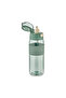 Transparent Lid and Striped Tritan Bottle, Turquoise, 800 Ml. - 2