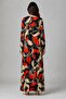 Long Sleeve Printed Pocket Long Women's Dress - 2
