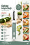 Vegetable Peeler – Fruit and Vegetable Peeler, Potato Peeler, Carrot Cucumber Zucchini Peeler, Ergonomic Kitchen Peeler