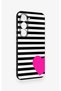 Tecno Spark 40 Pro Compatible Striped Heart Pattern Silicone Case - 3