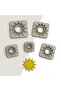 Solar Polymer Clay Cutting Mold, Earring Molds, Cookie Mold, 5 Sizes, No: 426