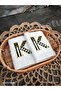 Checkered Letter K Kitchen Towel Set of 2 (30X50)