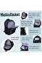 3Pcs Galaxy Boys Rolling Backpack Set with Lunch Bag Galaxy Print Kids Backpack for Boys with Wheels - 3