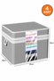 4 Pieces Gray Windowed Sweater Storage Bag 45 X 40 X 30 cm - 3