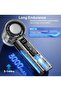 Mini Portable Turbo Fan with Ice Cooling Plate, 14000RPM, Speed 1-100, Digital Display, Rechargeable - 6