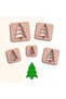 Christmas Tree Polymer Clay Cutting Mold,Jewelry Molds,Ornament Mold,5 Sizes,Ceramic Mold, No:545