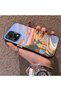 Xiaomi Poco X5 Compatible Sunset Beach Scenery Printed Acrylic Back Silicone Edge Phone Case - 3