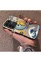 Infinix Note 50 Pro Plus Compatible Sun-Moon Eye and Wave Butterfly Pattern Acrylic Back Silicone Edge Phone Case - 3