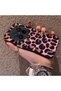 Vivo X200 Pro Compatible Pink Back Black Leopard Pattern Acrylic Back Silicone Edge Phone Case - 3