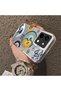 Vivo Y28 4g Compatible Sun-Moon Eye and Wave Butterfly Pattern Acrylic Back Silicone Edge Phone Case - 4