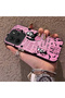 Xiaomi Redmi Note 14 4g Compatible Pink Horror Movie Mask Patterned Acrylic Back Silicone Edge Phone Case - 4