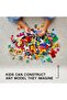 Classic Creative Transparent Bricks Building Set 11013 with Transparent Bricks; Inspires Imaginative Play, New 2021 (500 Pieces) - 4
